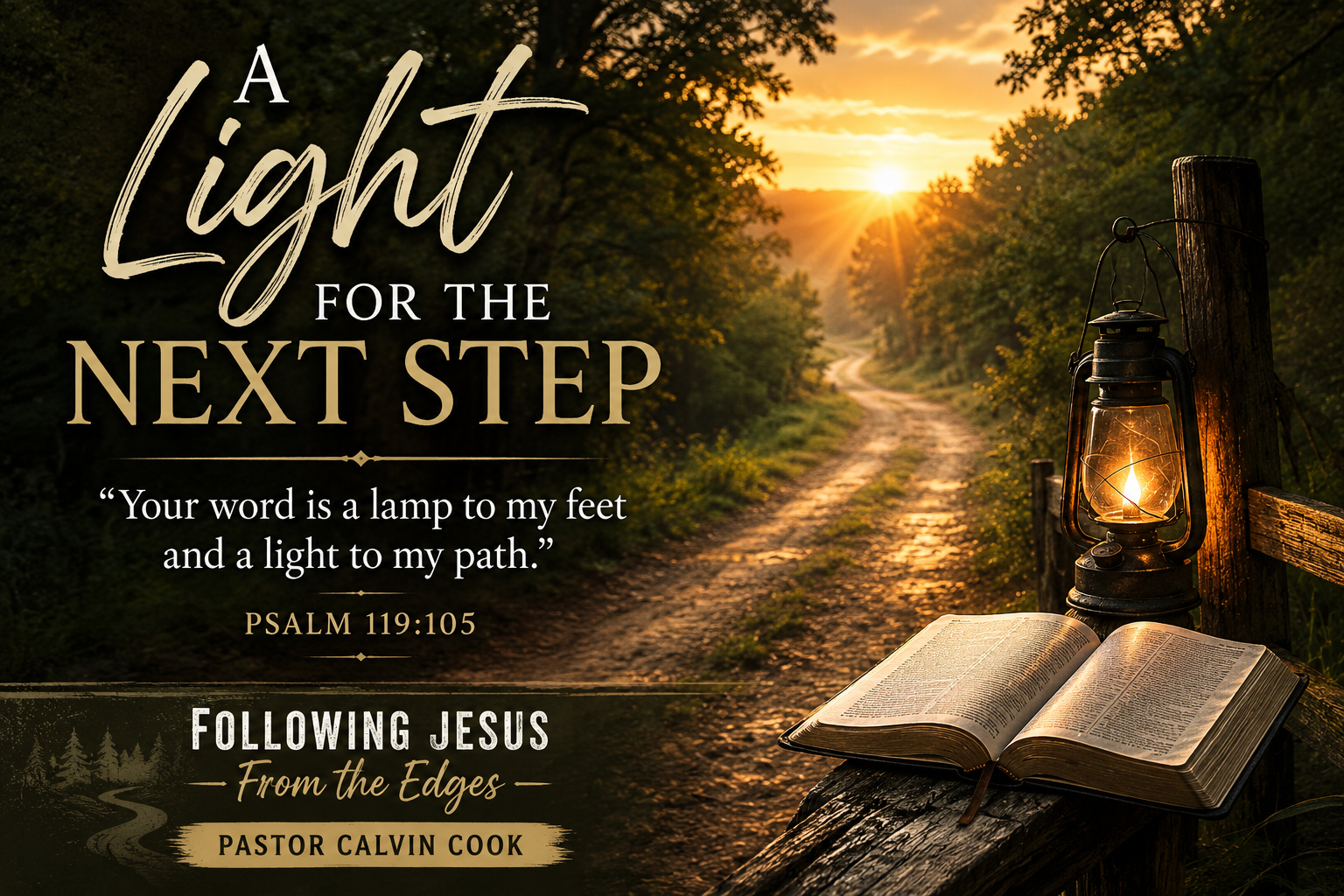 A Light for the Next Step? Following Jesus through the darkness to the ...